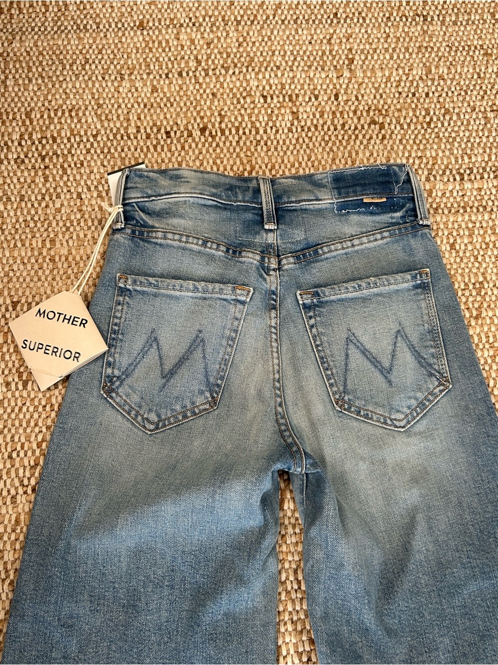 MOTHER SUPERIOR Tomcat Roller Anthropologie “I confess” High-Rise Wide Leg Jeans - Picture 7 of 16